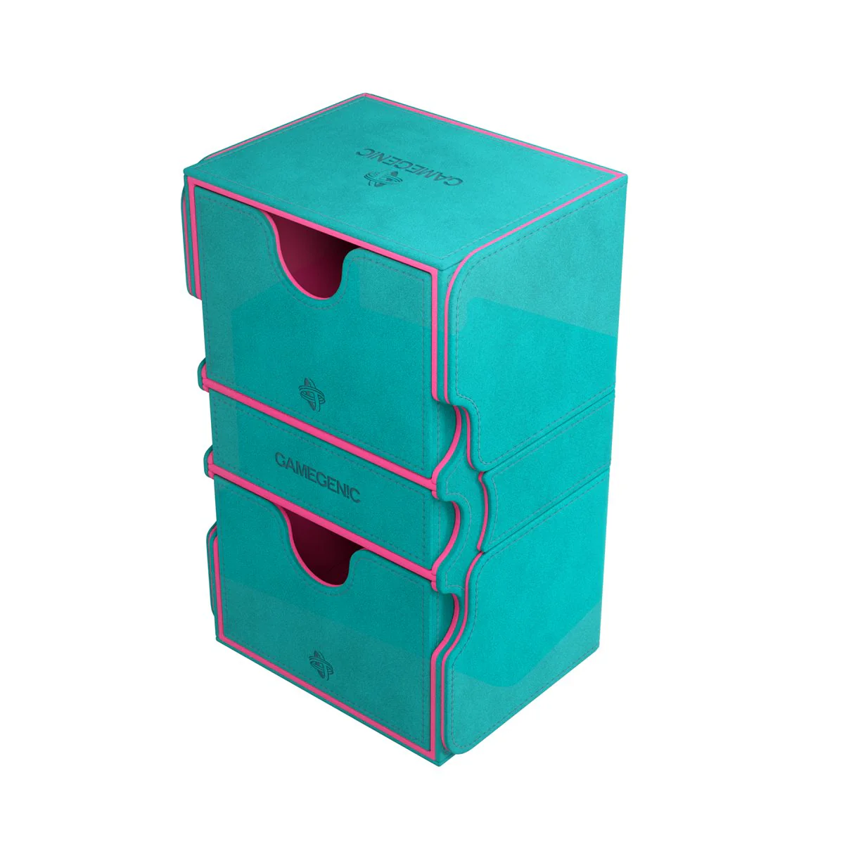 Gamegenic: Stronghold XL Deck Box - Teal / Pink (200ct) - Image 2