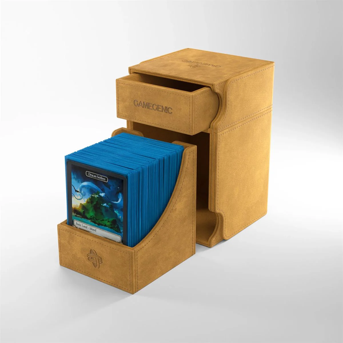 Gamegenic: Watchtower XL Convertible Deck Box - Sand (100ct) - Image 4