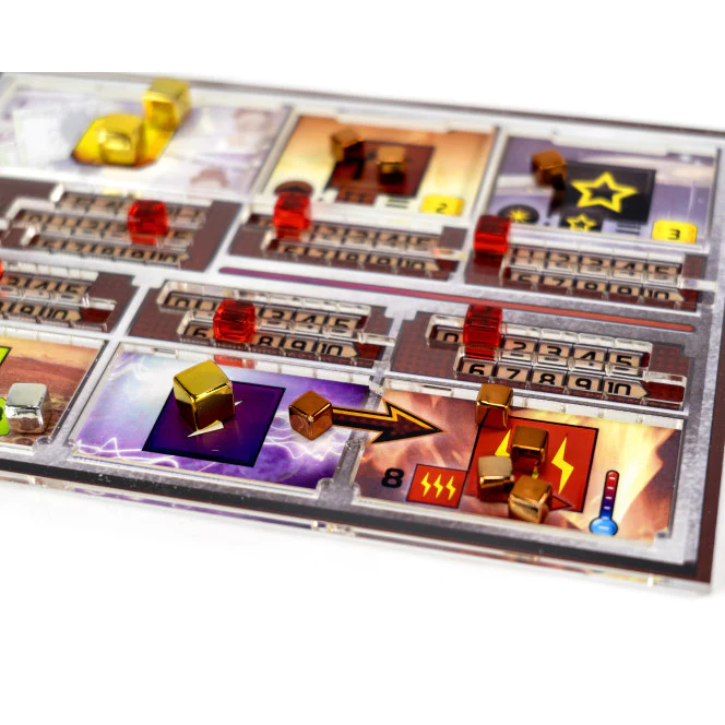 Gaming Trunk - Acrylic overlay without backboard for Terraforming Mars player mats. Design 1 - Image 3