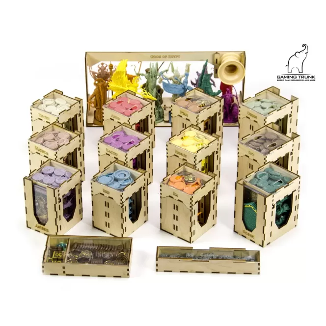 Gaming Trunk - Ankh Organizer for Ankh: Gods of Egypt (Natural) - Image 3