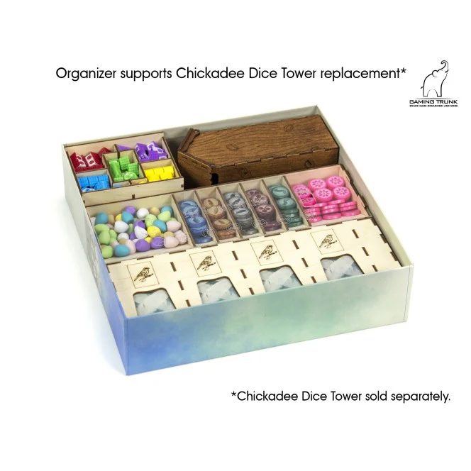 Gaming Trunk - Wings Organizer Revision 2 Compatible with Wingspan and Expansions - Image 3