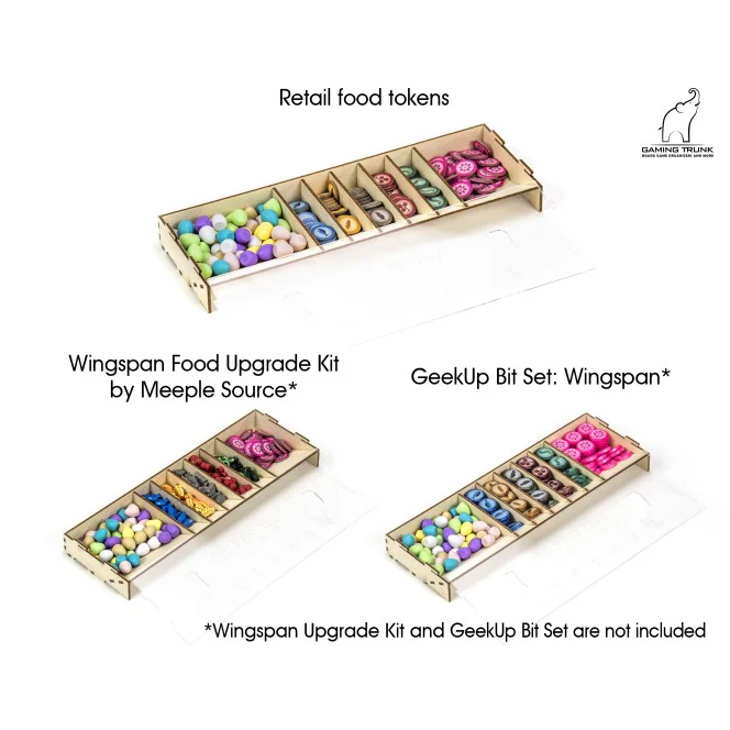Gaming Trunk - Wings Organizer Revision 2 Compatible with Wingspan and Expansions - Image 6