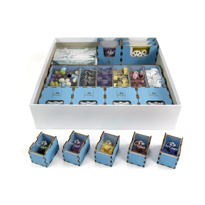 Gaming Trunk - Wyrm Organizer for Wyrmspan (Sky Blue Deluxe) - Image 3