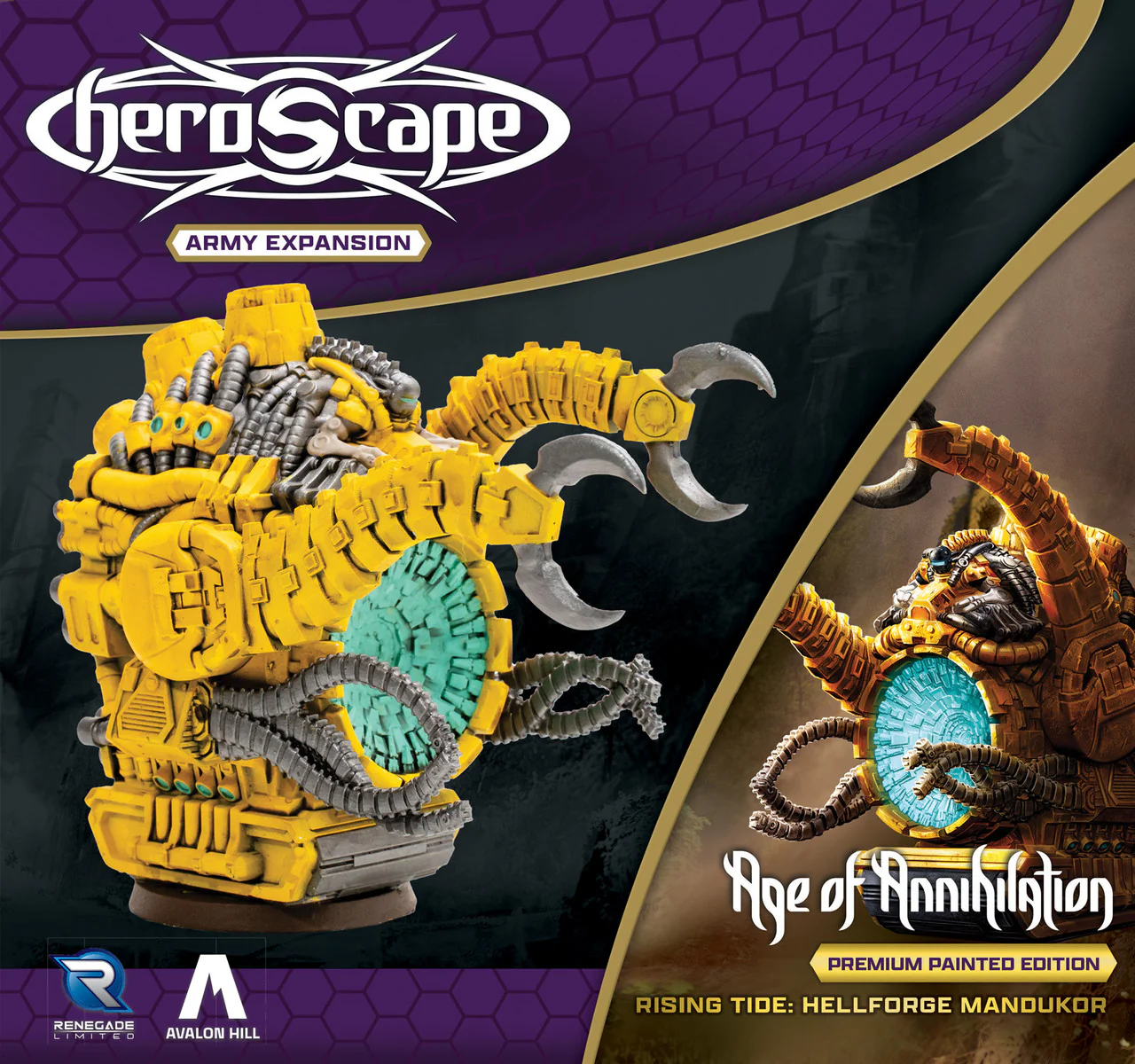 Heroscape: Rising Tide – Hellforge Mandukor Army Expansion (Premium Painted Edition) - Image 2