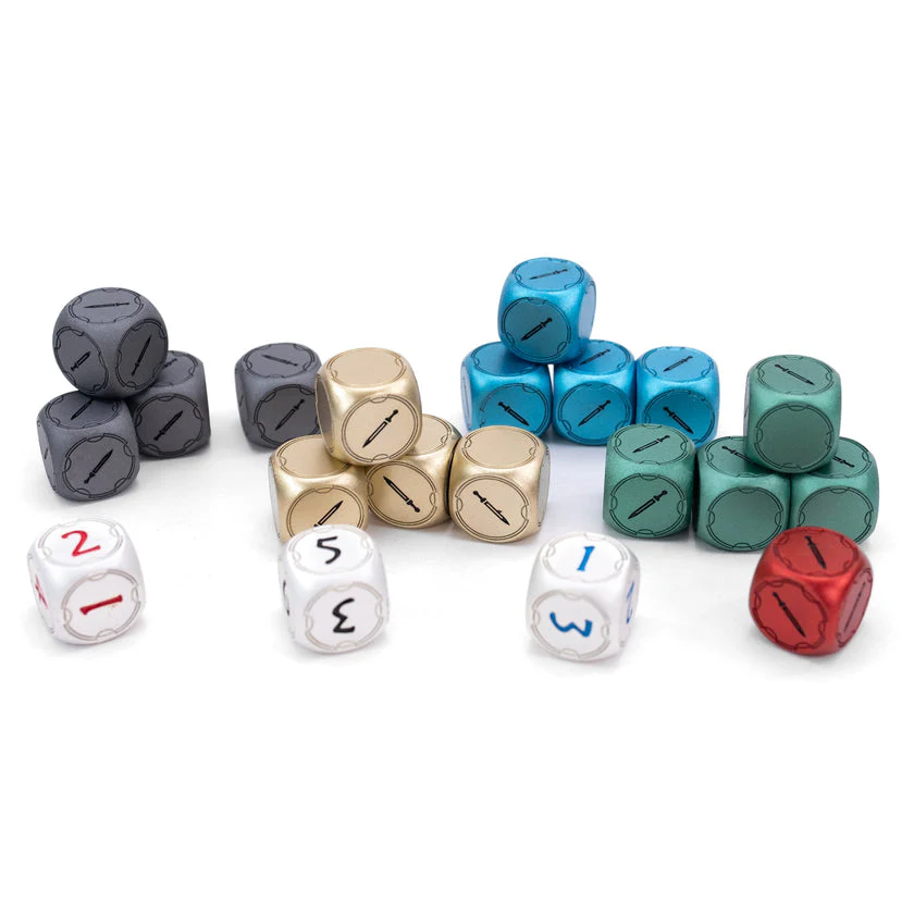 Hoplomachus: Alloy Dice Set - Image 2