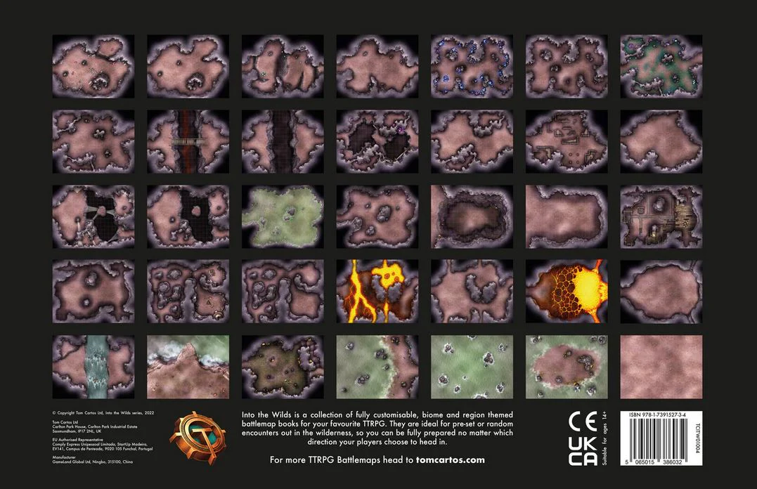 Into the Wilds Battlemap Books - Caves & Caverns - Image 2