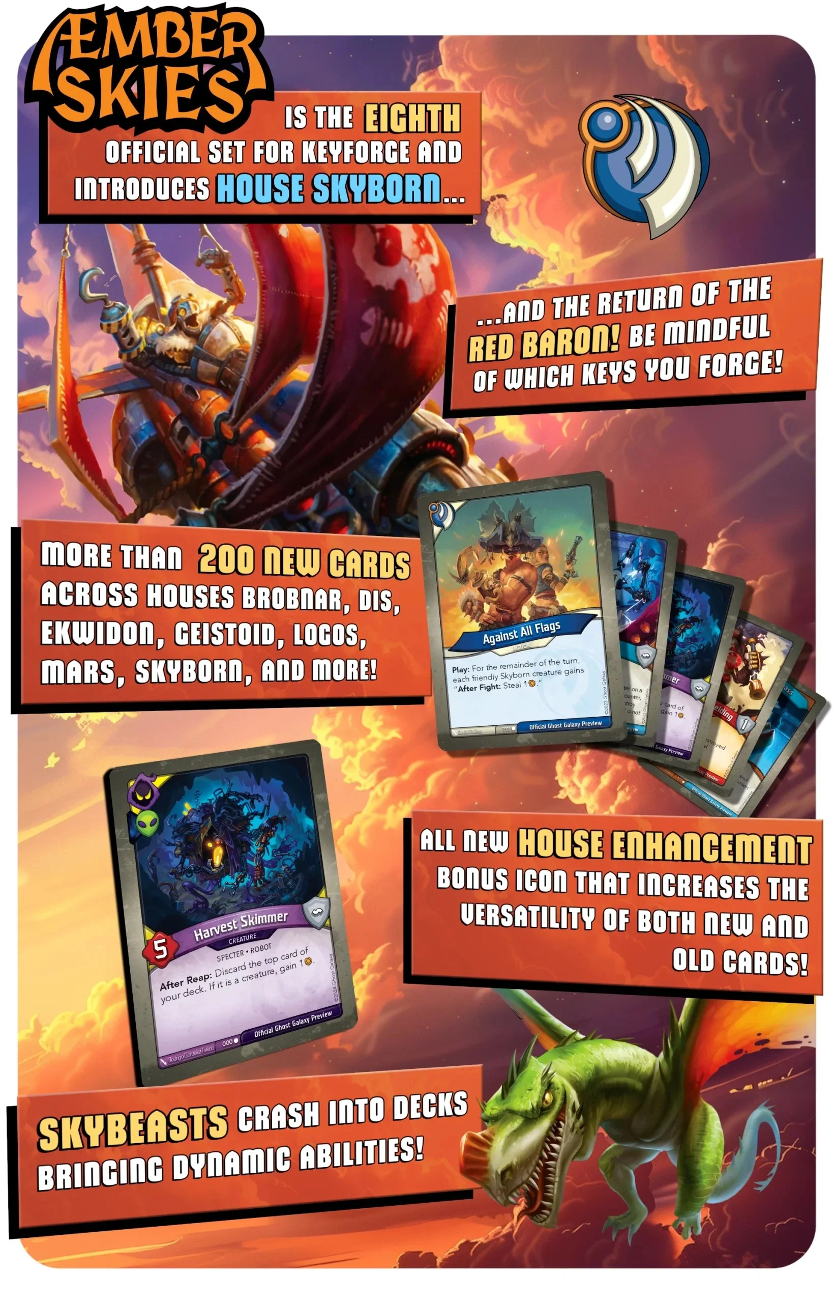 KeyForge: Æmber Skies – Store Personalized Deck - BoardGameBliss - Image 2