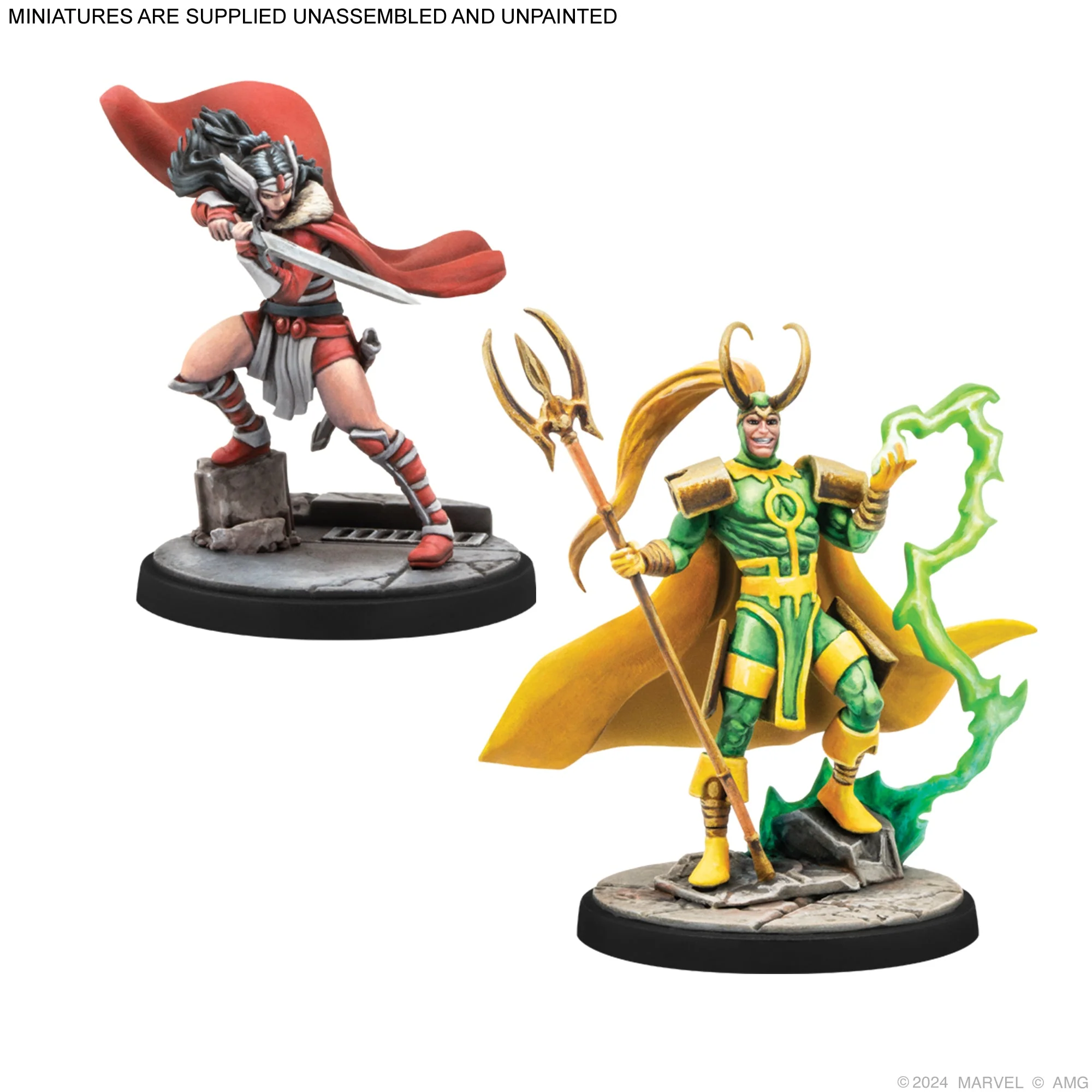 Marvel: Crisis Protocol – Mighty Thor, Lady Sif, Thor, Hero of Midgard & Loki, Prince of Lies - Image 3