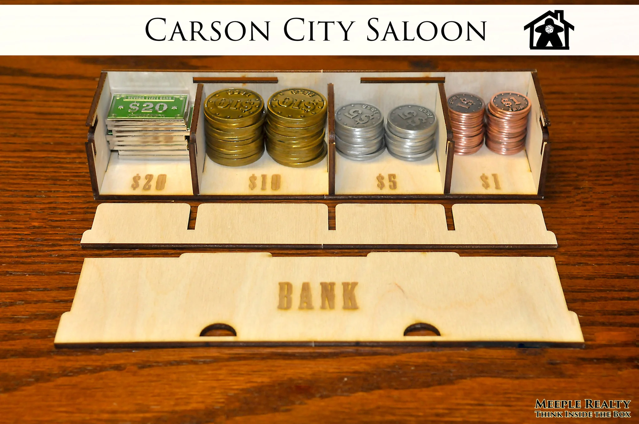 Meeple Realty - Carson City Saloon (Compatible with CARSON CITY: BIG BOX™) *PRE-ORDER* - Image 10