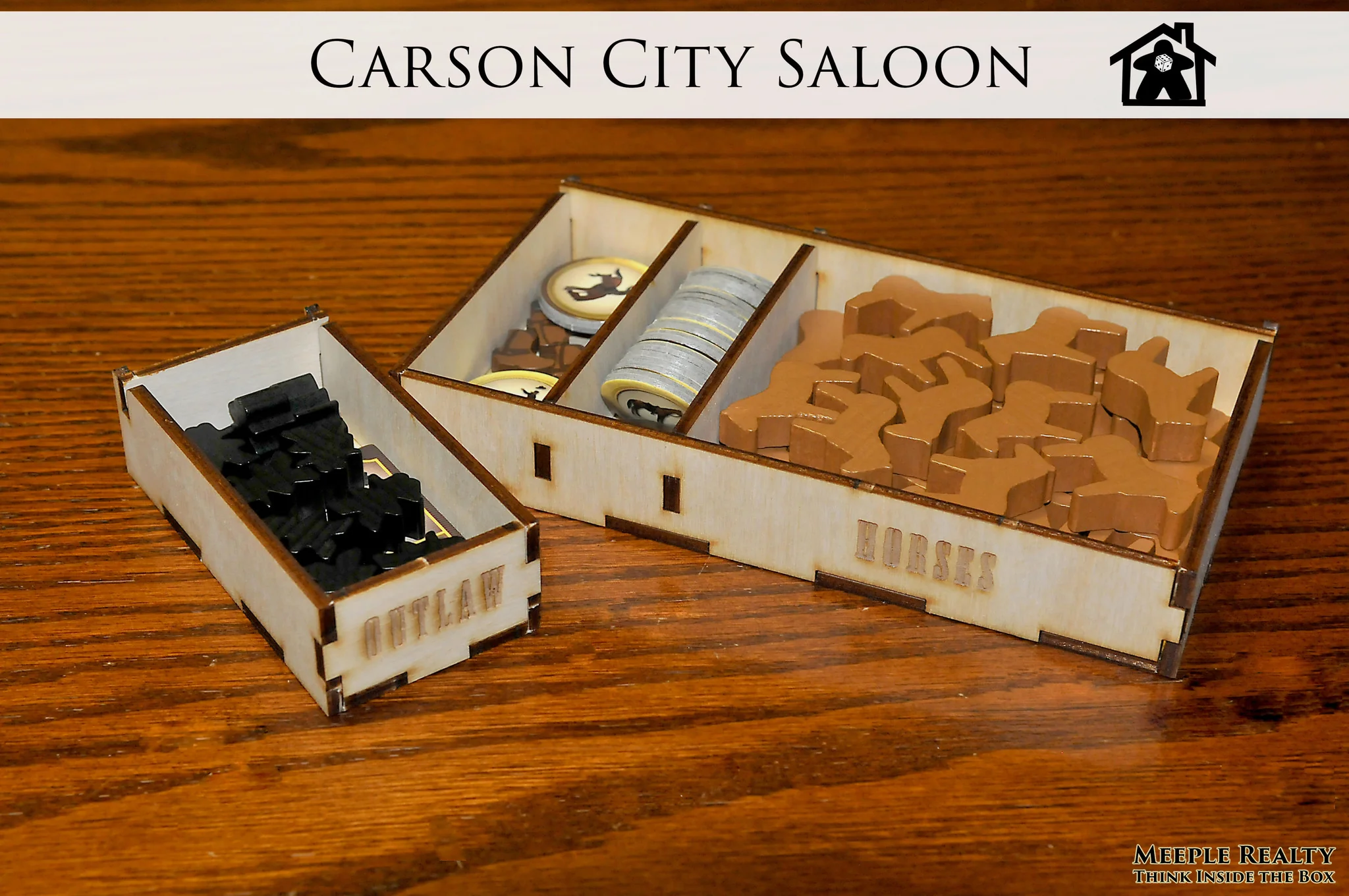 Meeple Realty - Carson City Saloon (Compatible with CARSON CITY: BIG BOX™) *PRE-ORDER* - Image 16