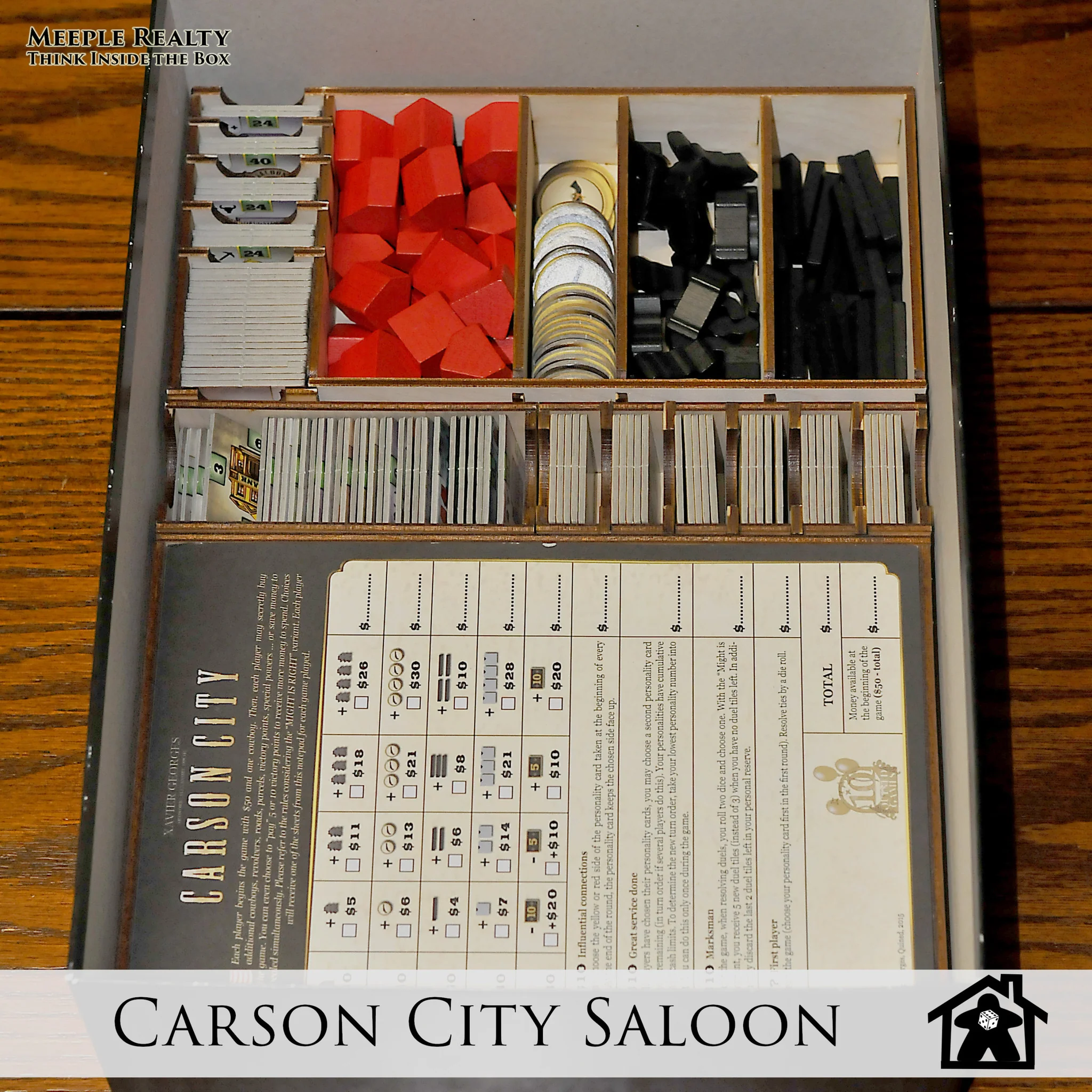 Meeple Realty - Carson City Saloon (Compatible with CARSON CITY: BIG BOX™) *PRE-ORDER* - Image 4