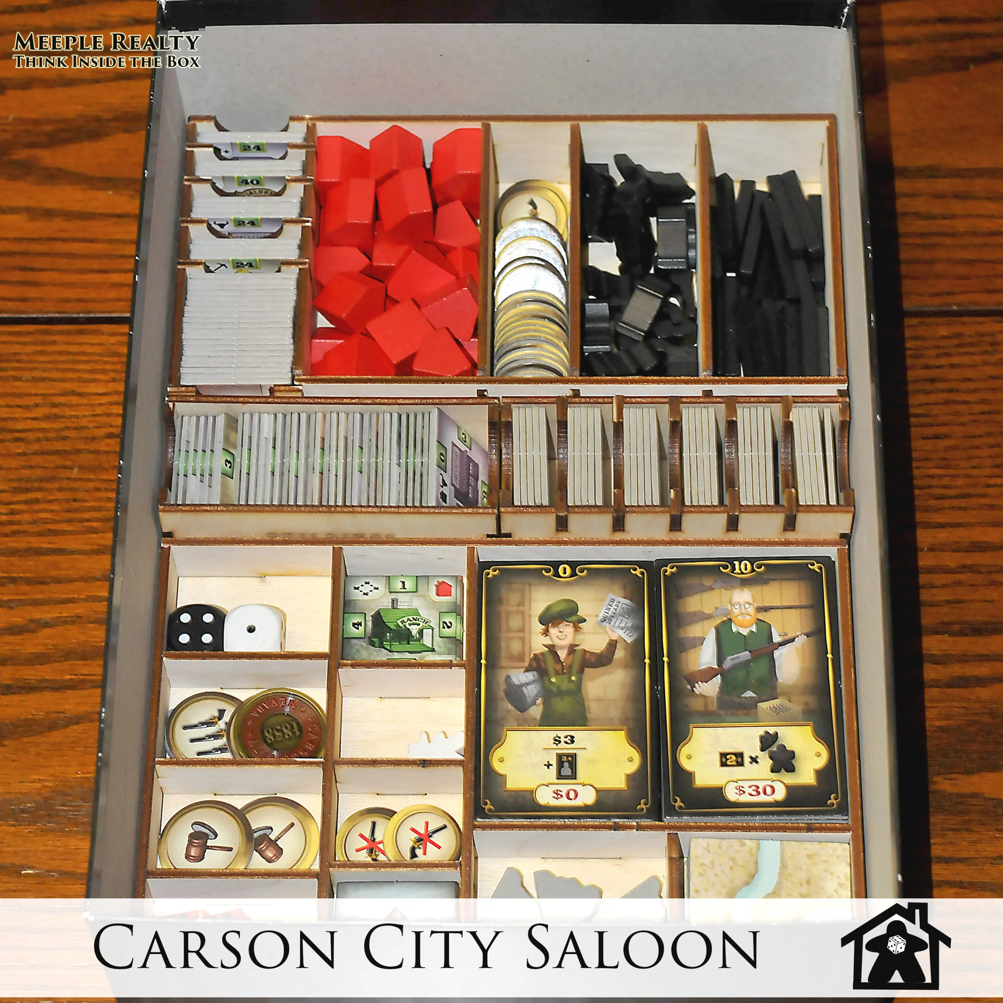 Meeple Realty - Carson City Saloon (Compatible with CARSON CITY: BIG BOX™) *PRE-ORDER* - Image 5