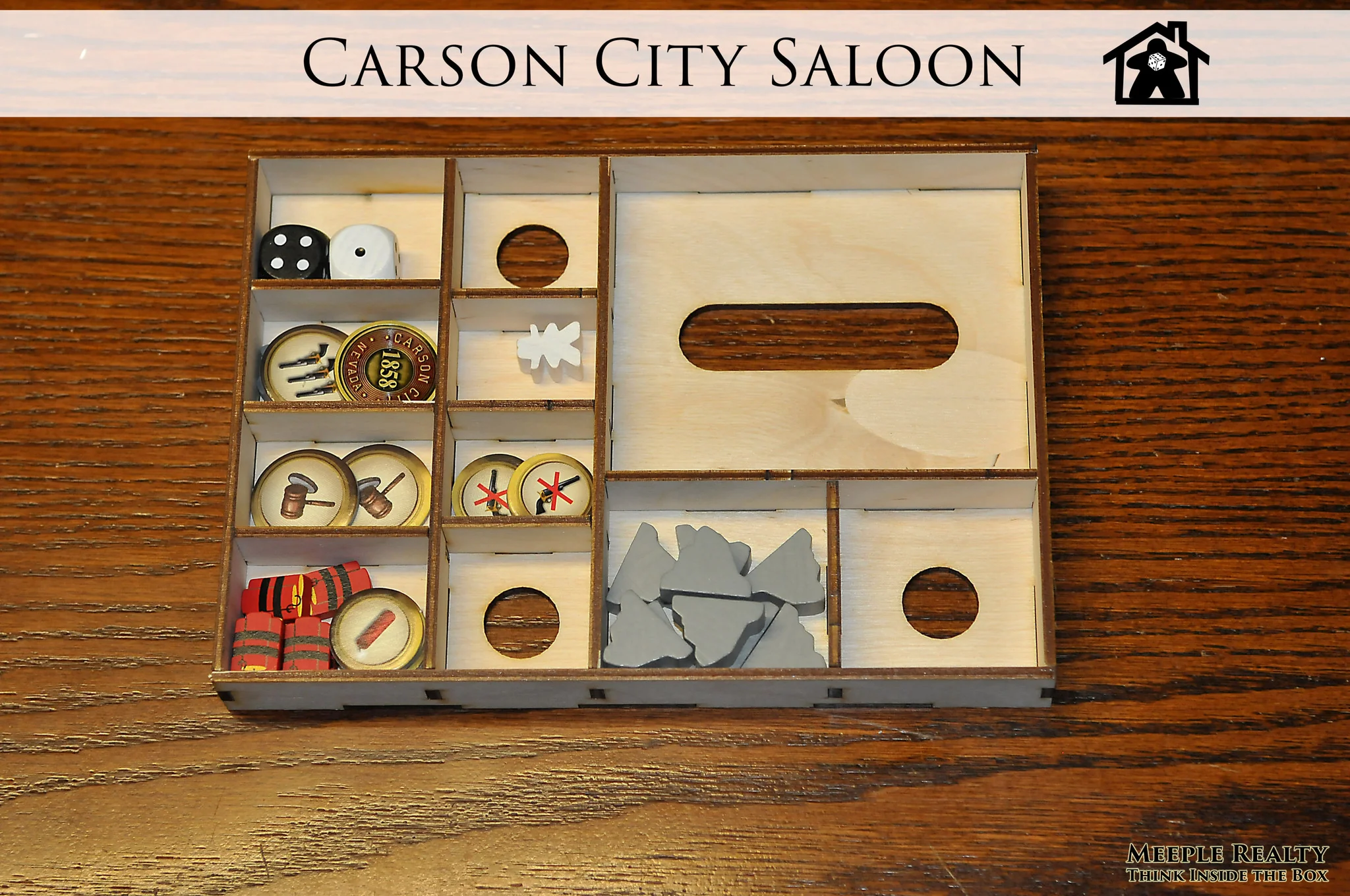Meeple Realty - Carson City Saloon (Compatible with CARSON CITY: BIG BOX™) *PRE-ORDER* - Image 7