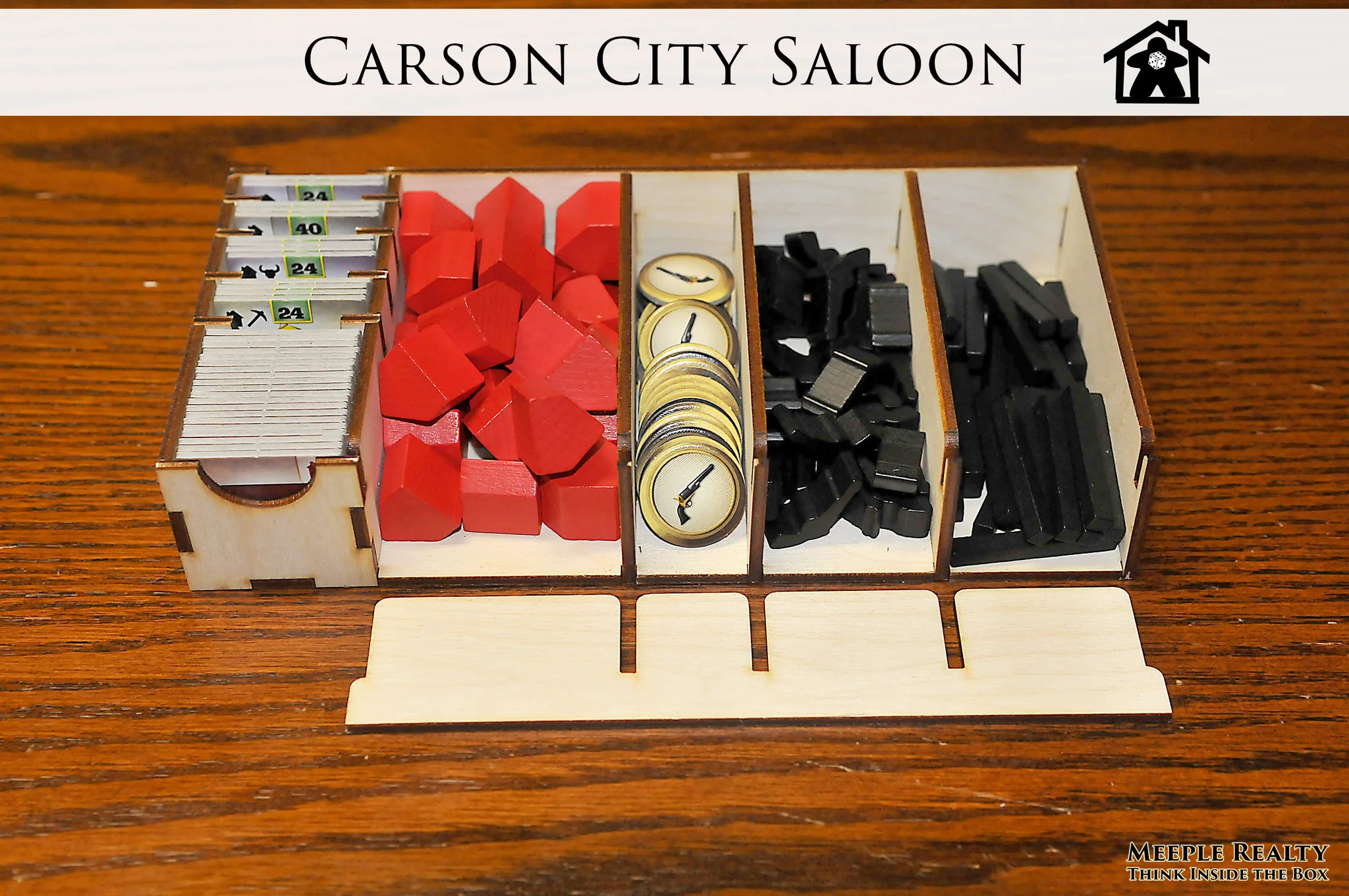 Meeple Realty - Carson City Saloon (Compatible with CARSON CITY: BIG BOX™) *PRE-ORDER* - Image 8