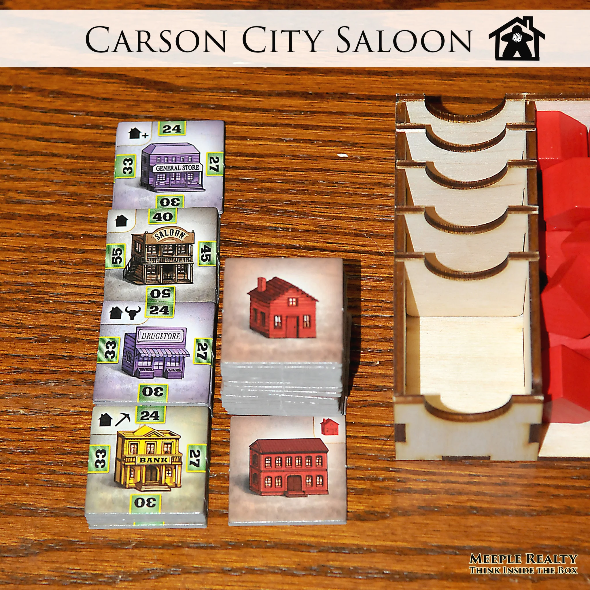 Meeple Realty - Carson City Saloon (Compatible with CARSON CITY: BIG BOX™) *PRE-ORDER* - Image 9