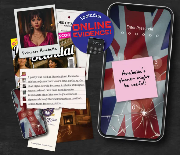 Murder Mystery Cases: Murder at Buckingham Palace *PRE-ORDER* - Image 2