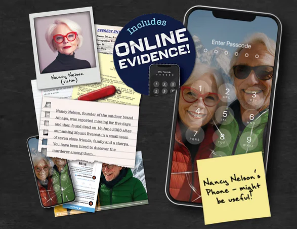 Murder Mystery Cases: Murder on Mount Everest *PRE-ORDER* - Image 2