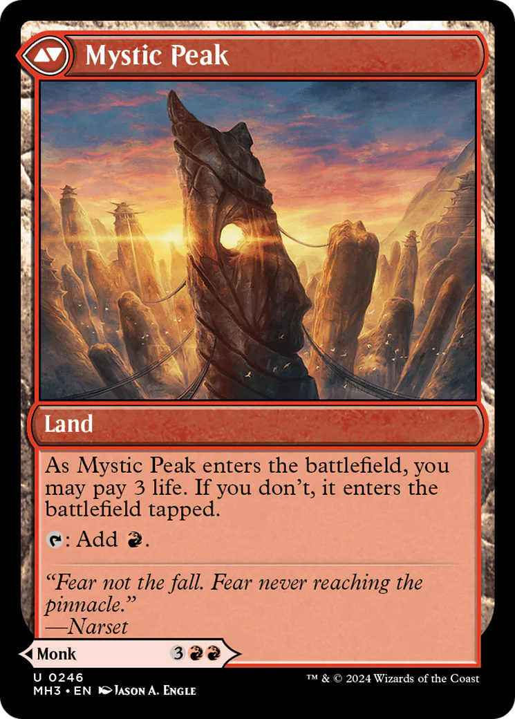 Pinnacle Monk // Mystic Peak (MH3-246) - Modern Horizons 3 [Uncommon] - Image 2