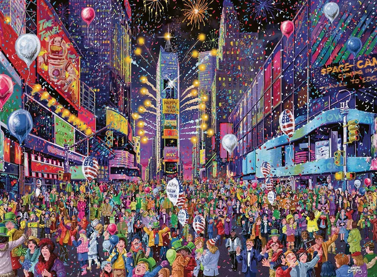 Puzzle - Ravensburger  - New Years in Times Square (500 Pieces) - Image 2