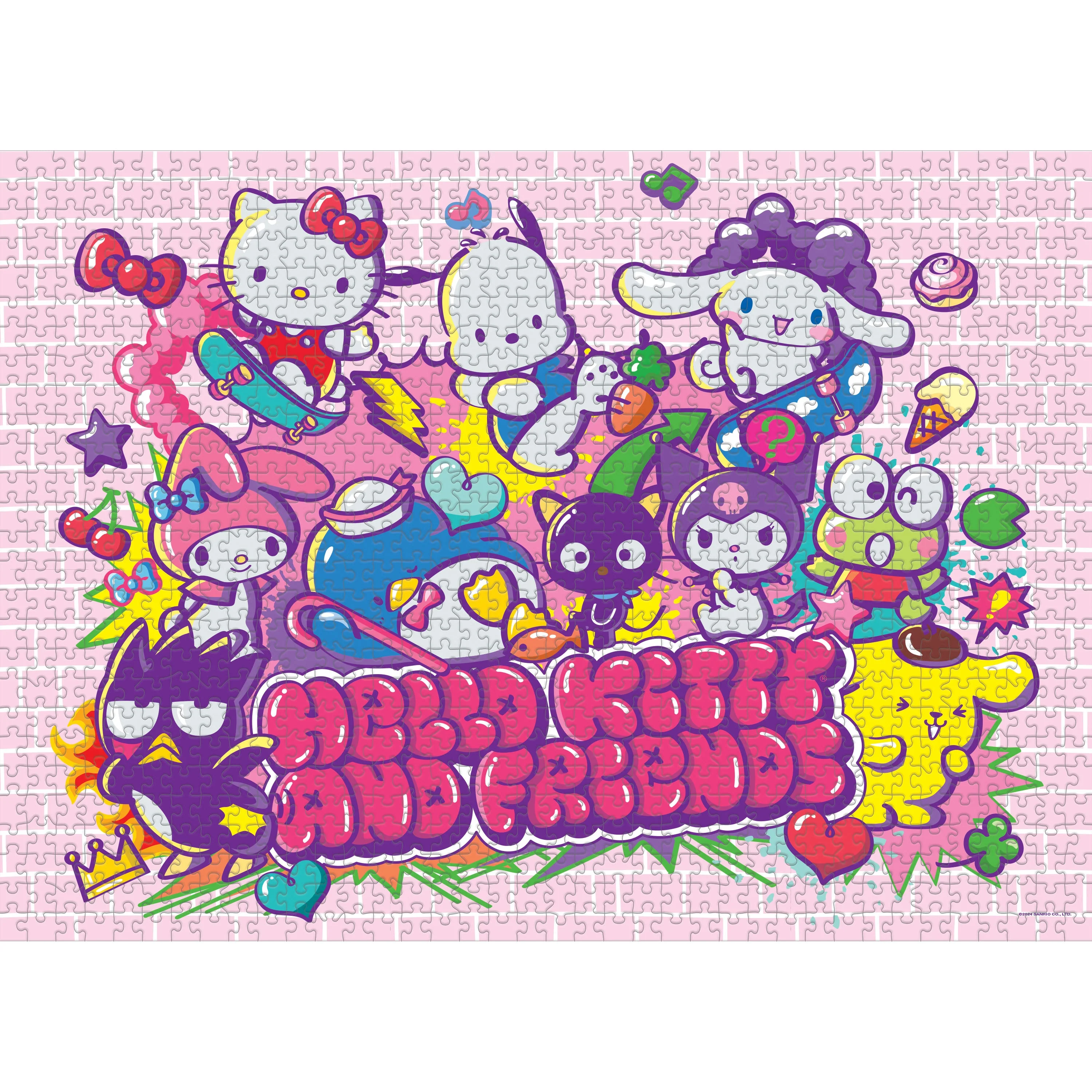 Puzzle - USAopoly - Hello Kitty® & Friends "Tokyo Skate" (1000 Pieces) *PRE-ORDER* - Image 2