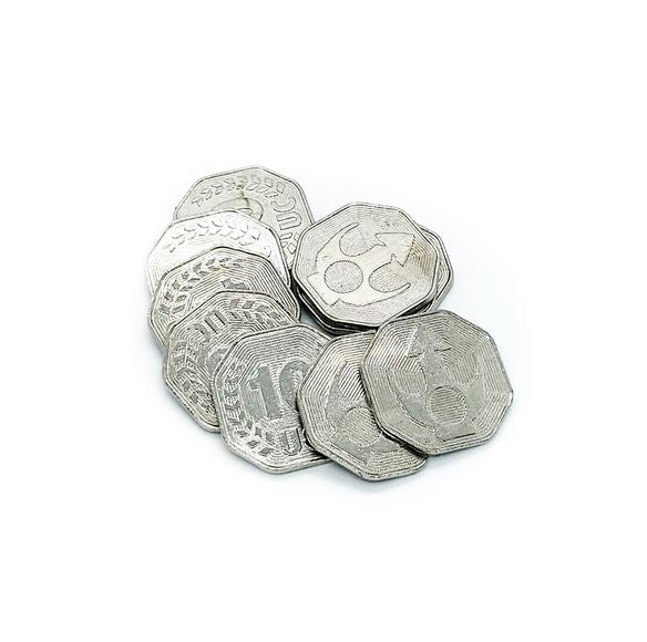 SciFi Metal Coins: #10 (set of 10) - Image 2