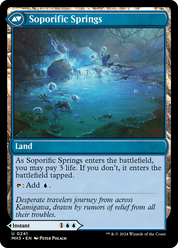 Sink into Stupor // Soporific Springs (MH3-241) - Modern Horizons 3 [Uncommon] - Image 2