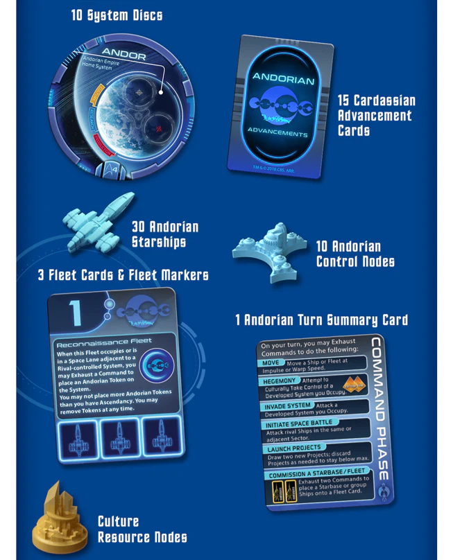 Star Trek: Ascendancy – Andorian Empire (Updated Edition) *PRE-ORDER* - Image 2