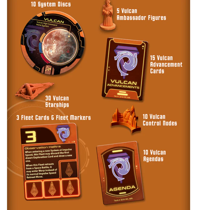 Star Trek: Ascendancy – Vulcan High Command (Updated Edition) *PRE-ORDER* - Image 2