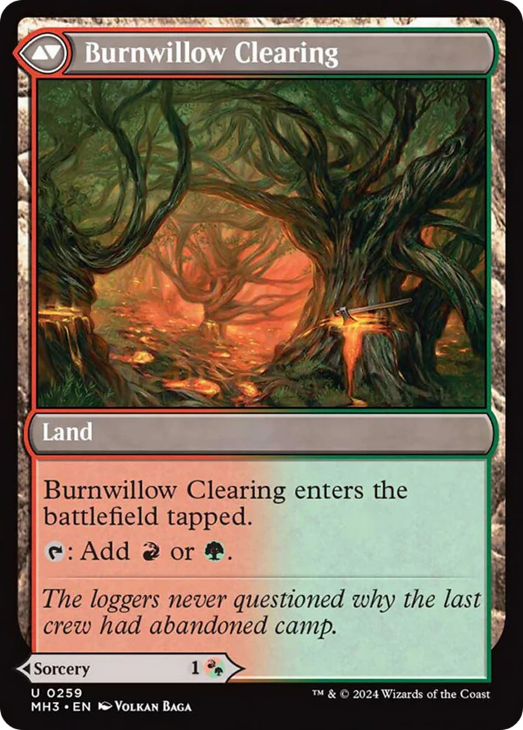 Stump Stomp // Burnwillow Clearing (MH3-259) - Modern Horizons 3 [Uncommon] - Image 2
