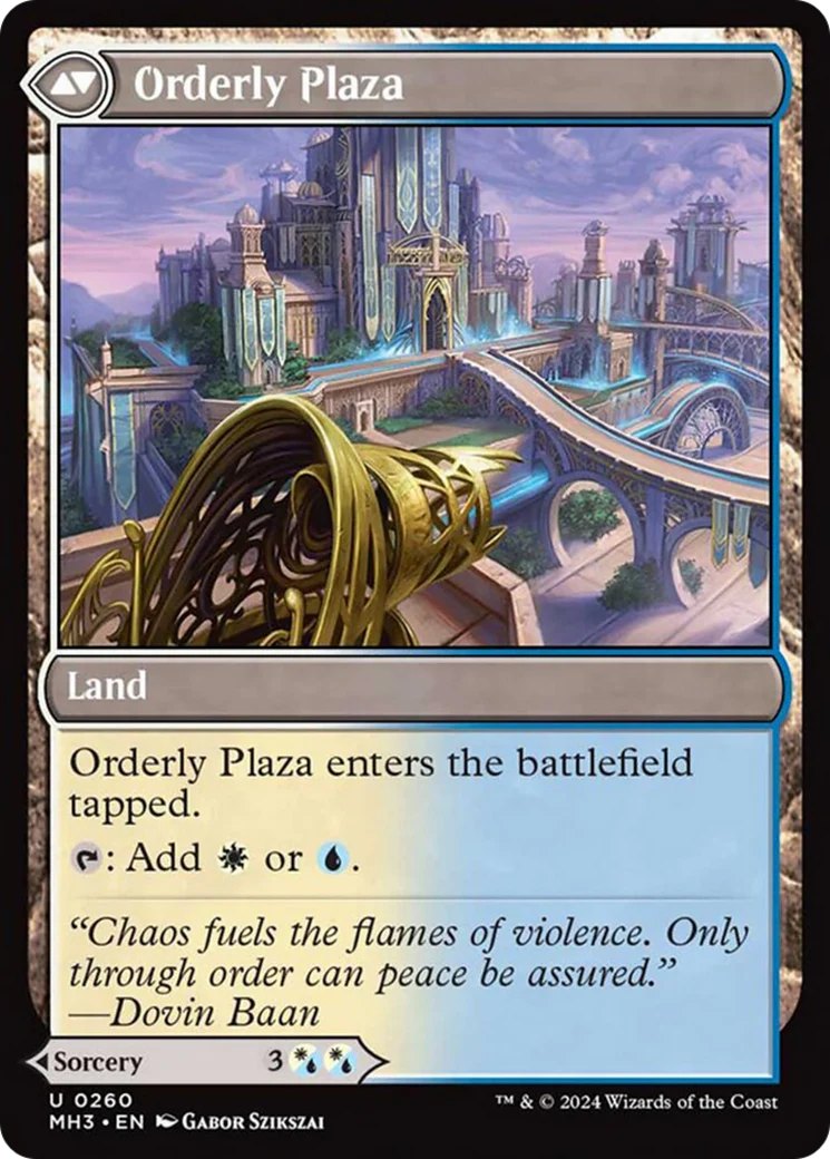 Suppression Ray // Orderly Plaza (MH3-260) - Modern Horizons 3 Foil [Uncommon] - Image 2