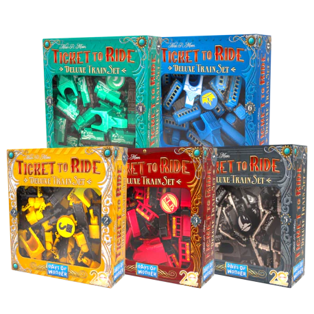 Ticket to Ride: 20th Anniversary Deluxe Train Bundle (Set of 5)