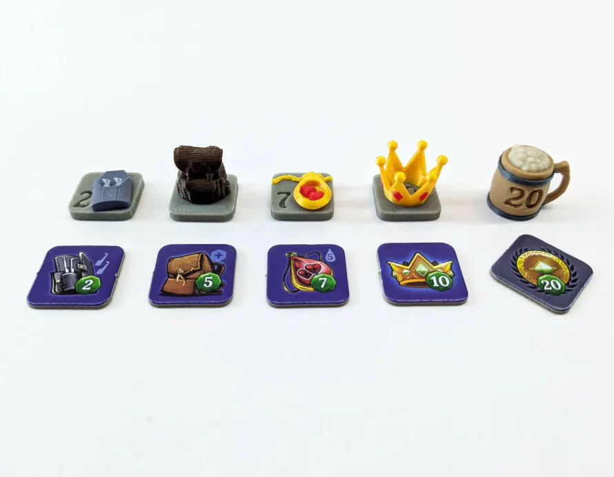Top Shelf Gamer - Catacombs Market Items Compatible With Clank! Catacombs™ (set of 41) - Image 3