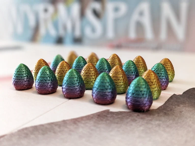 Top Shelf Gamer - Scaled Dragon Eggs compatible with Wyrmspan™ (Set of 51) - Image 2