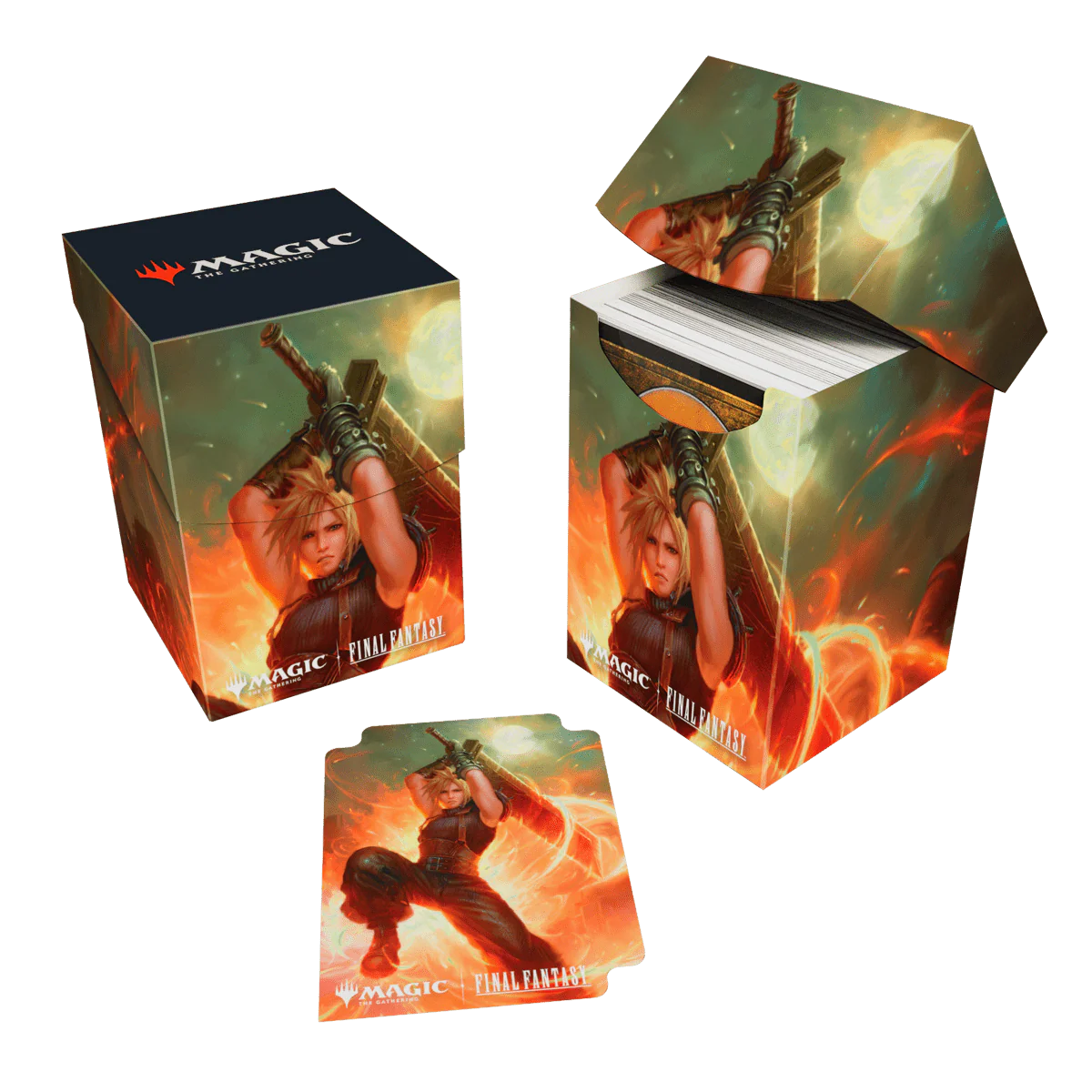 Ulta Pro - Magic: The Gathering - Final Fantasy: Cloud, Ex-SOLDIER (Commander) 100+ Deck Box