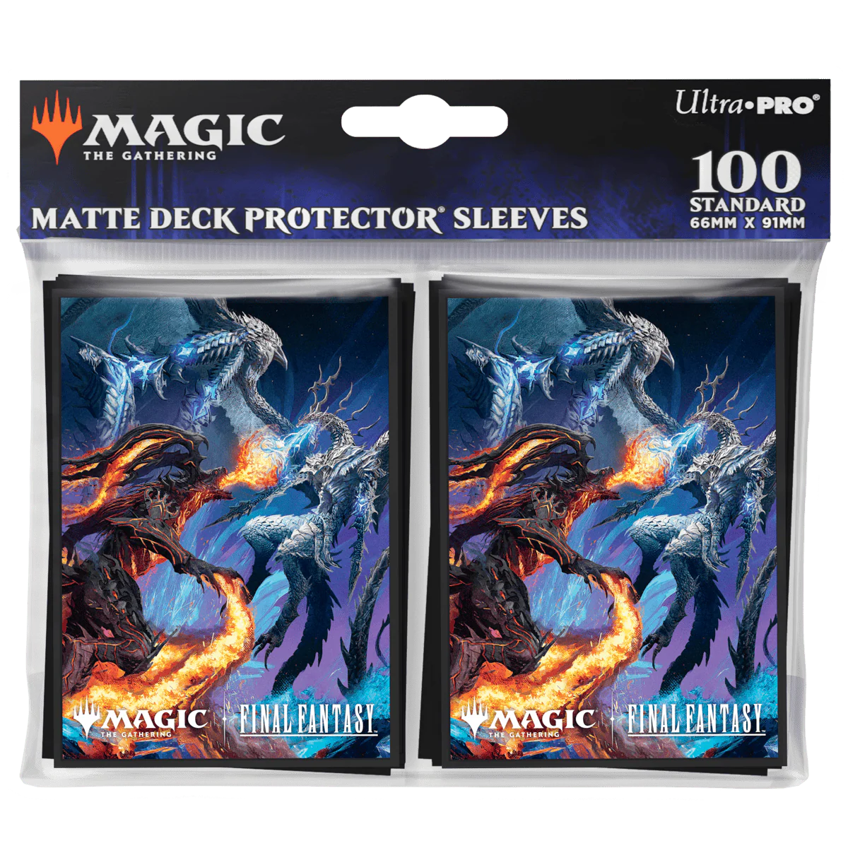 Ulta Pro - Matte Deck Protector® Sleeves Magic: The Gathering - Final Fantasy: Bahamut and Ifrit (100ct)