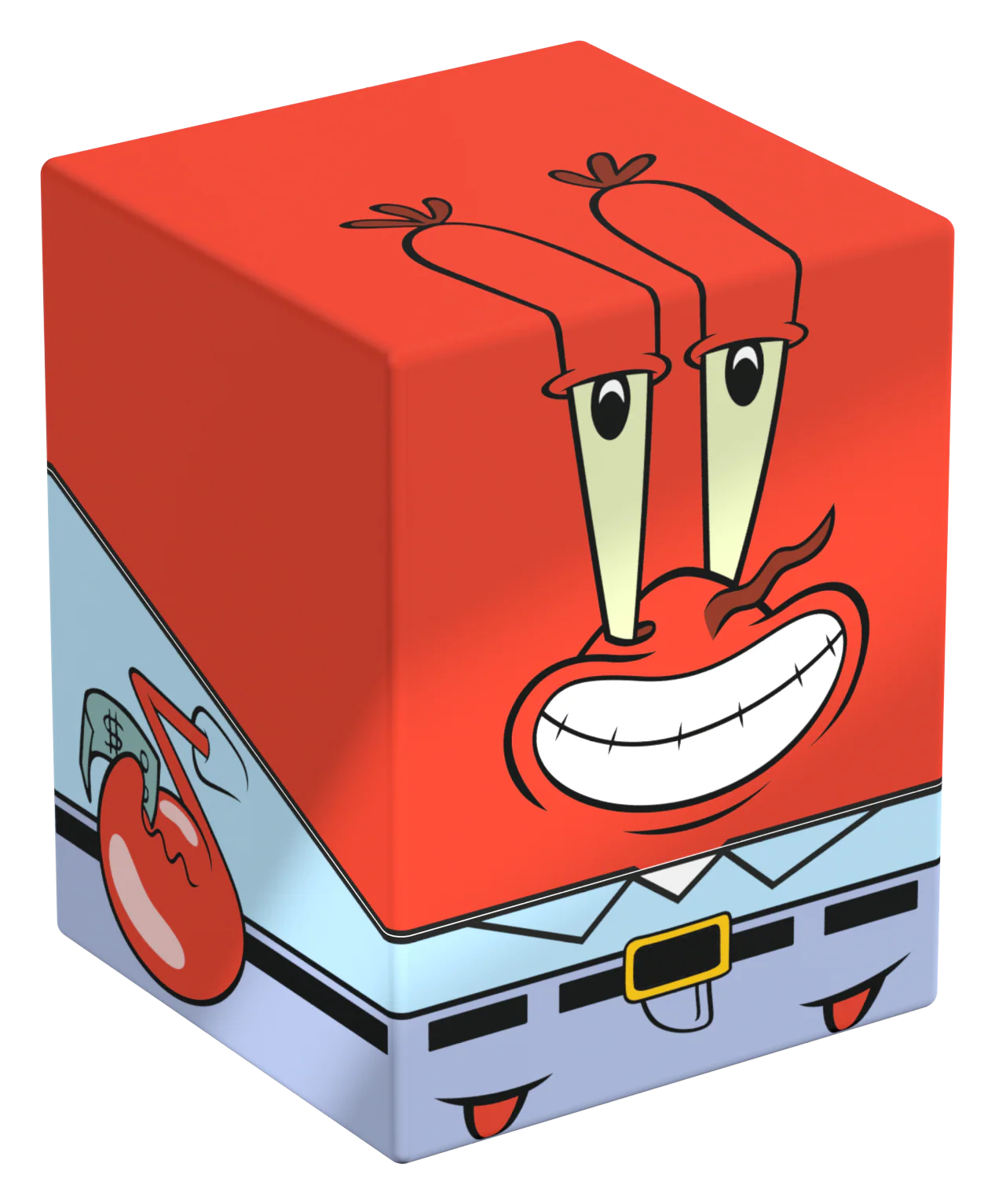 Ultimate Guard - Squaroes Deck Box - Spongebob Squarepants: Krab (100ct) - Image 2