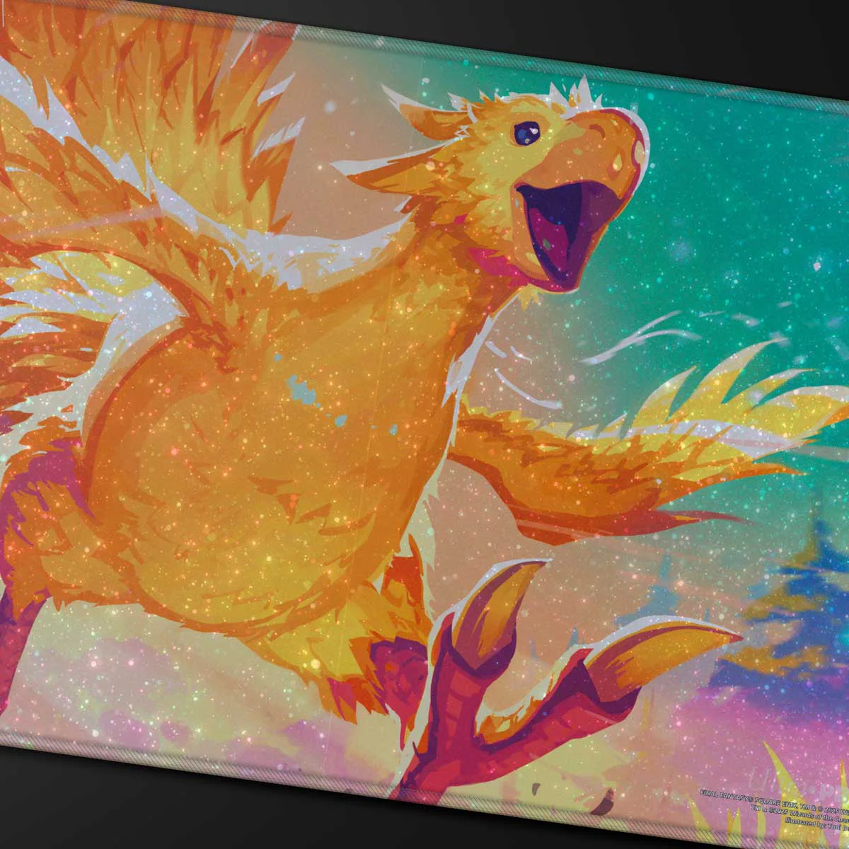 Ultra-Pro - Magic: The Gathering: Final Fantasy - Traveling Chocobo Holofoil Playmat - Image 2
