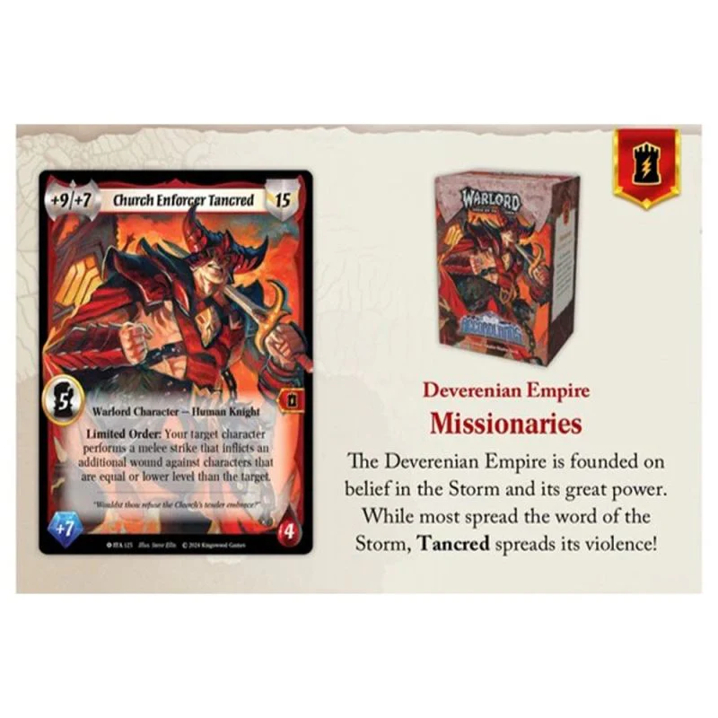 Warlord: Saga of the Storm CCG: Into the Accordlands - Starter Decks - Image 3